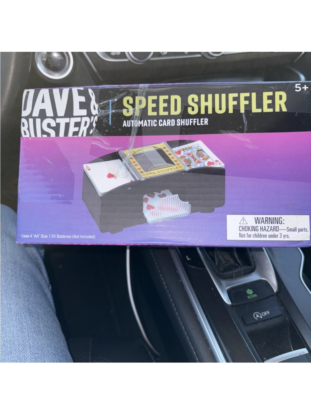 Dave & Buster-Speed Card Shuffler Automatic Card Shuffler - Canasta Deck Include